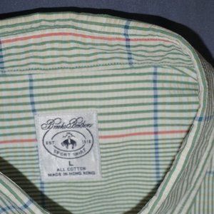 Brooks Brothers BGP Check Seersucker Short Sleeve